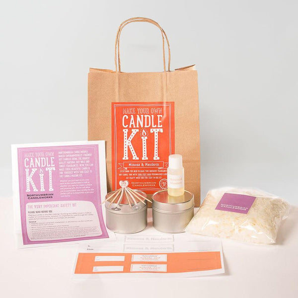 Northumbrian Candleworks - Mimosa & Mandarin - Candle Making Kits