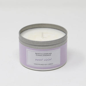 Northumbrian Candleworks - Sweet Violet - Candle in a Tin